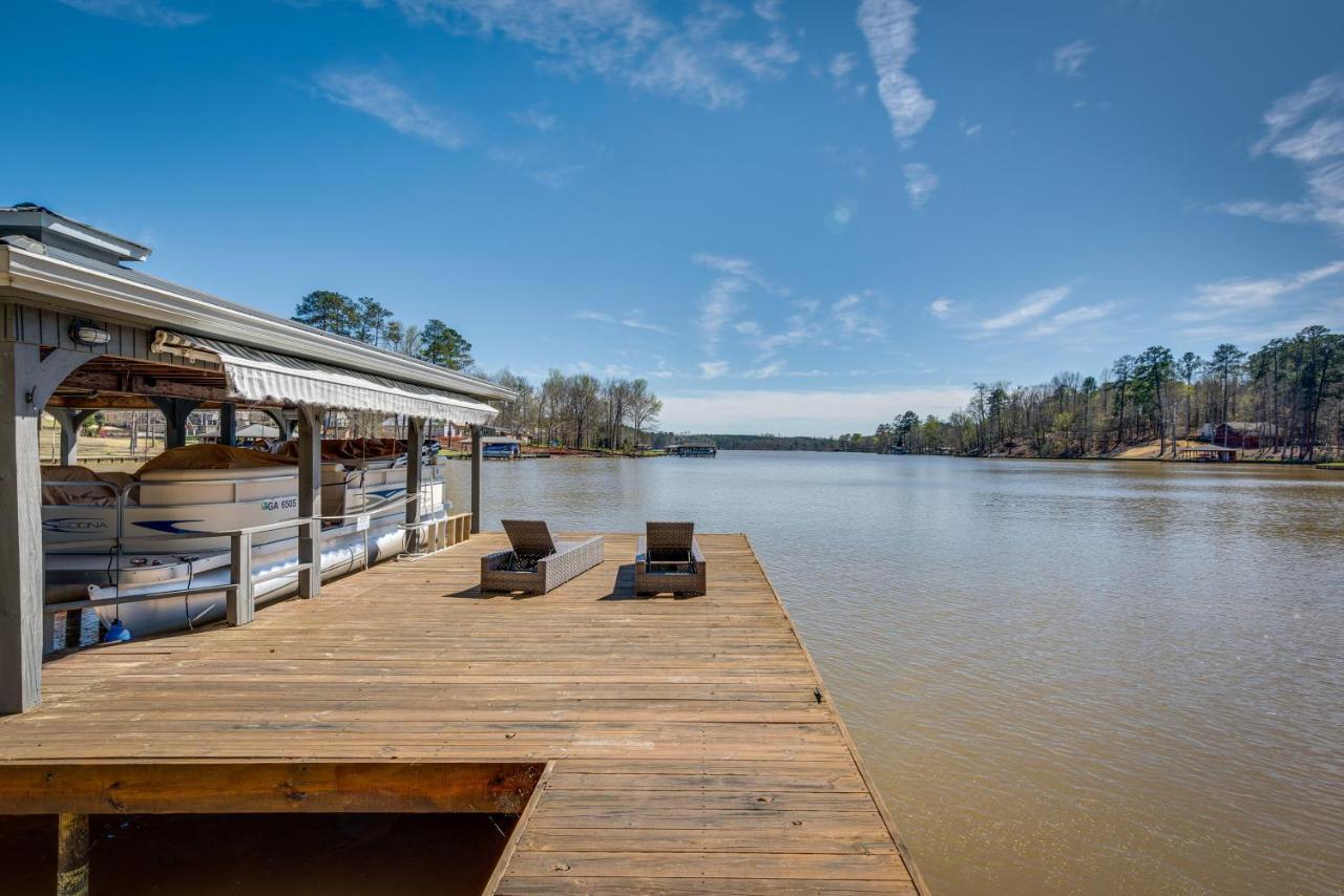 Quiet Lakefront Eatonton House With Boat Dock! Villa Eksteriør billede