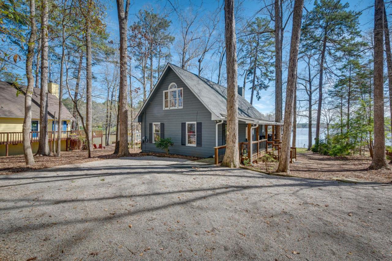 Quiet Lakefront Eatonton House With Boat Dock! Villa Eksteriør billede